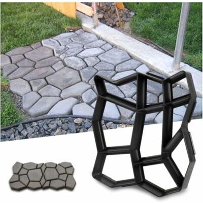 TRYWISE Forme En Plastique Pour Dalles De Trottoir Et De Jardin – Moule À Béton Rectangulaire 42,5 × 42,5 × 4 Cm – Réutilisable, Résistant Aux Intempéries, Facile À Démouler - Publicité TRYWISE Forme En Plastique Pour Dalles De Trottoir Et De Jardin – Moule À Béton Rectangulaire 42,5 × 42,5 × 4 Cm – Réutilisable, Résistant Aux Intempéries, Facile À Démouler - Publicité