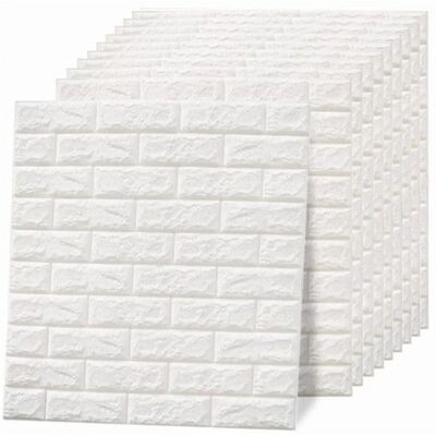 OEM 10 Pcs 3d Papier Peint Auto-adhésif Imperméable Faux Brique Mur Panneau Pour Salon Chambre A - Publicité OEM 10 Pcs 3d Papier Peint Auto-adhésif Imperméable Faux Brique Mur Panneau Pour Salon Chambre A - Publicité