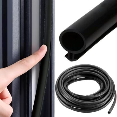 OEM 10m Joint Fenêtre Caoutchouc, Isolation Porte, Type O Caoutchouc, Silicone Noir, 5-7mm, 10m, Réduction De Bruit - Publicité OEM 10m Joint Fenêtre Caoutchouc, Isolation Porte, Type O Caoutchouc, Silicone Noir, 5-7mm, 10m, Réduction De Bruit - Publicité