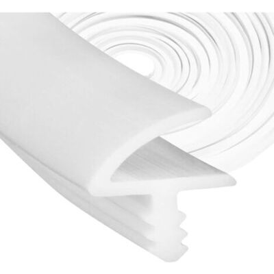 ABYSSE Joint D'Étanchéité Pour Cadre De Porte , 10 M, Pour Isolation Phonique, Rainure De 3 Mm Et Feuillure De 11 Mm, Pour Isolation Phonique, Résistance Aux Chocs Et À L'Humidité, Blanc, 10 M - Publicité ABYSSE Joint D'Étanchéité Pour Cadre De Porte , 10 M, Pour Isolation Phonique, Rainure De 3 Mm Et Feuillure De 11 Mm, Pour Isolation Phonique, Résistance Aux Chocs Et À L'Humidité, Blanc, 10 M - Publicité