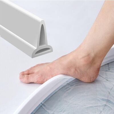 OEM Seuil De Douche / Barrière D'Étanchéité – Joint D'Étanchéité – Bande De Rétention D'Eau – Bande De Douche Auto-adhésive – 2 M - Publicité OEM Seuil De Douche / Barrière D'Étanchéité – Joint D'Étanchéité – Bande De Rétention D'Eau – Bande De Douche Auto-adhésive – 2 M - Publicité