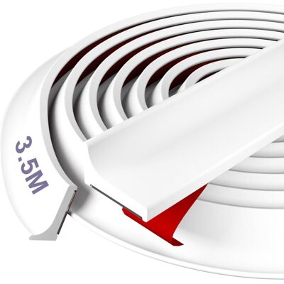 OEM Seuil De Douche Barrage D'Eau Silicone - Prime, Facile À Installer, Bloc D'Eau De 12 Mm, Idéal Pour Les Salles De Bains, Les Douches Et Les Cuisines, Blanc, 3,5 M - Publicité OEM Seuil De Douche Barrage D'Eau Silicone - Prime, Facile À Installer, Bloc D'Eau De 12 Mm, Idéal Pour Les Salles De Bains, Les Douches Et Les Cuisines, Blanc, 3,5 M - Publicité