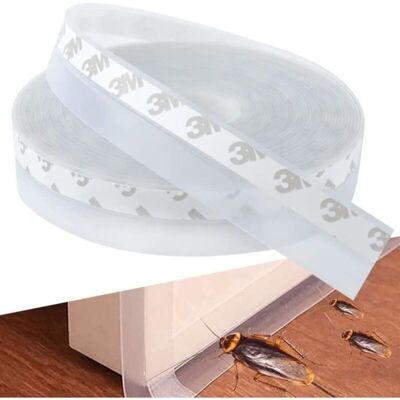 SANS MARQUE 10m×25mm Silicone Bande Etancheite Autocollante,joint Fenetre Isolation Pour Isolant Porte Fenêtre, Insonorisant, Résistant - Publicité SANS MARQUE 10m×25mm Silicone Bande Etancheite Autocollante,joint Fenetre Isolation Pour Isolant Porte Fenêtre, Insonorisant, Résistant - Publicité