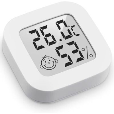 ABYSSE Lot De 3 Mini Thermomètres Et Hygromètres Numériques D'Intérieur De Haute Précision, Moniteur De Température Et D'Humidité, Indicateur De Niveau De Confort - Publicité ABYSSE Lot De 3 Mini Thermomètres Et Hygromètres Numériques D'Intérieur De Haute Précision, Moniteur De Température Et D'Humidité, Indicateur De Niveau De Confort - Publicité