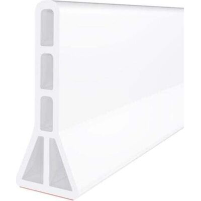 OEM Pare-éclaboussures De Seuil De Che De 3 Pouces De Haut, Pare-éclaboussures De Che Pliable De 200 Cm, Convient Aux Ches Sans Seuil (blanc). Publicité OEM Pare-éclaboussures De Seuil De Che De 3 Pouces De Haut, Pare-éclaboussures De Che Pliable De 200 Cm, Convient Aux Ches Sans Seuil (blanc). Publicité