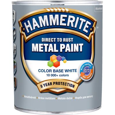 Peinture Hammerite Smooth Finish Double Protection Antirouille - Publicité Peinture Hammerite Smooth Finish Double Protection Antirouille - Publicité