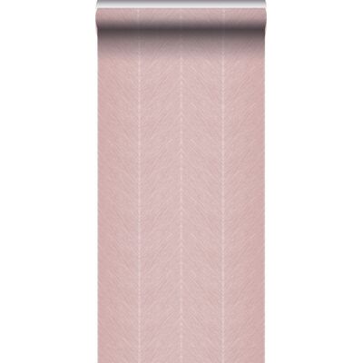 Papier Peint Motif Chevron Rose - Sanders & Sanders - Publicité Papier Peint Motif Chevron Rose - Sanders & Sanders - Publicité