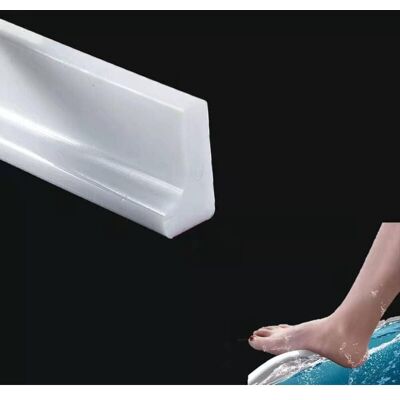 FOGSHIELD Lntyq – Seuil De Douche En Silicone 1 M – Barrière D'Eau Pour Pièces Humides – Flexible Et Résistant À La Corrosion – 16mm Large X 30mm Haut - Publicité FOGSHIELD Lntyq – Seuil De Douche En Silicone 1 M – Barrière D'Eau Pour Pièces Humides – Flexible Et Résistant À La Corrosion – 16mm Large X 30mm Haut - Publicité