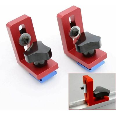SANS MARQUE Lot De 2 Supports Coulissants En T Pour Outils De Menuiserie En Aluminium - Publicité SANS MARQUE Lot De 2 Supports Coulissants En T Pour Outils De Menuiserie En Aluminium - Publicité