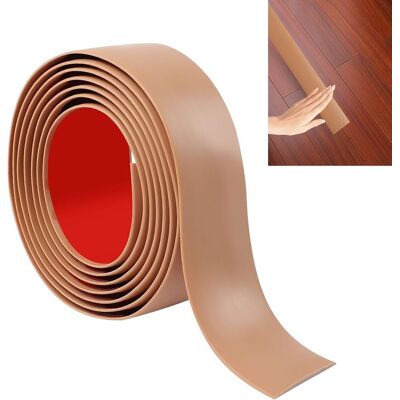 BARBAYDOS Bande De Transition De Seuil De Sol Stratifié Junart 200cm × 4cm, Bande De Sol En Vinyle Autocollante, Bordure De Transition De Bord De Carrelage Ou De Moquette(marron) - Publicité BARBAYDOS Bande De Transition De Seuil De Sol Stratifié Junart 200cm × 4cm, Bande De Sol En Vinyle Autocollante, Bordure De Transition De Bord De Carrelage Ou De Moquette(marron) - Publicité
