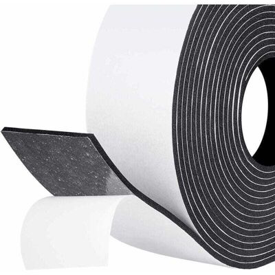 Scotch Bande Adhésive Isolation Phonique Fenêtre Porte Garage Douche 50mm X 3mm X 5m Antichoc Antifroid Caoutchouc Mousse Noir - Publicité Scotch Bande Adhésive Isolation Phonique Fenêtre Porte Garage Douche 50mm X 3mm X 5m Antichoc Antifroid Caoutchouc Mousse Noir - Publicité