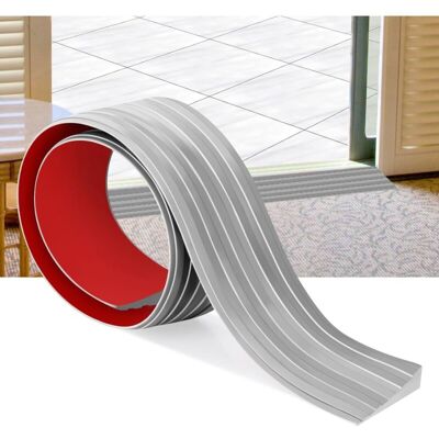 OEM Rampes De Seuil De Porte Caoutchouc Autocollant Rampes De Porte Pour Fauteuils Roulants Seuil En Caoutchouc Barre De Transition Pour Robots Aspirateurs, Scooters (gris, 5cm X 1cm X2m)-dou - Publicité OEM Rampes De Seuil De Porte Caoutchouc Autocollant Rampes De Porte Pour Fauteuils Roulants Seuil En Caoutchouc Barre De Transition Pour Robots Aspirateurs, Scooters (gris, 5cm X 1cm X2m)-dou - Publicité