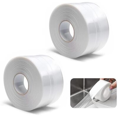 HONORNIC Bande Etancheite Autocollante Joint Plan De Travail Cuisine Bande Etancheite Douche Anti-moisissure Et Imperméable 3.8 320cm - Publicité HONORNIC Bande Etancheite Autocollante Joint Plan De Travail Cuisine Bande Etancheite Douche Anti-moisissure Et Imperméable 3.8 320cm - Publicité