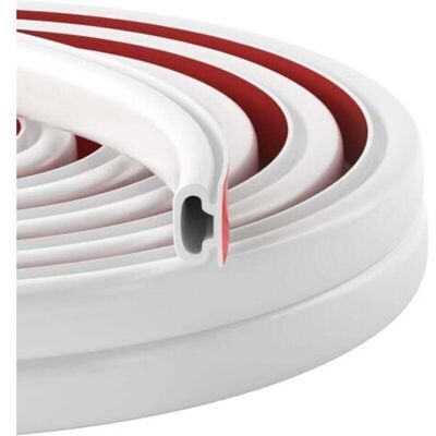 SCORPIO Joint Porte Fenetre Isolation Et Phonique, Forme D Caoutchouc Joint De Porte, Autocollante Bande D'Étanchéité Anti Froid Isolant Thermique, Pour Joint Porte Entree, Fenetre (blanc, 10m) - Publicité SCORPIO Joint Porte Fenetre Isolation Et Phonique, Forme D Caoutchouc Joint De Porte, Autocollante Bande D'Étanchéité Anti Froid Isolant Thermique, Pour Joint Porte Entree, Fenetre (blanc, 10m) - Publicité