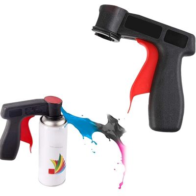 SANS MARQUE Pistolet De Pulvérisation En Aérosol - Poignée Spray Pour Bombe Peinture - Poignée De Pistolet Originale - Publicité SANS MARQUE Pistolet De Pulvérisation En Aérosol - Poignée Spray Pour Bombe Peinture - Poignée De Pistolet Originale - Publicité