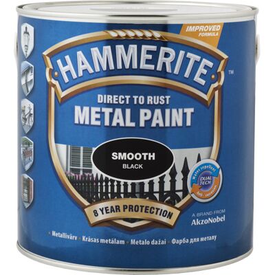 Peinture Hammerite Smooth Finish Antirouille Séchage Rapide Brillant - Publicité Peinture Hammerite Smooth Finish Antirouille Séchage Rapide Brillant - Publicité