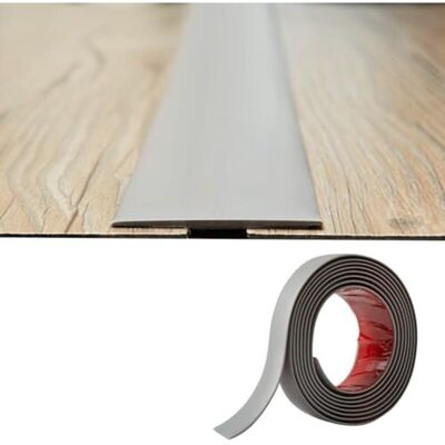 JUSCH Bande De Transition Plate 2mm Épaisseur Pvc,5cm Large Bande De Seuil Fine Autoadhésive Barre De Seuil Souple Barre De Sol Baguette Seuil De Porte Profilé De Transition Joindre Espaces - Publicité JUSCH Bande De Transition Plate 2mm Épaisseur Pvc,5cm Large Bande De Seuil Fine Autoadhésive Barre De Seuil Souple Barre De Sol Baguette Seuil De Porte Profilé De Transition Joindre Espaces - Publicité