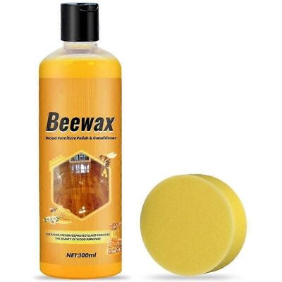 RDTD Cire D'Abeille Nettoyante Et Revitalisante Polyvalente Pour Meubles En Bois, Redonne De L'Éclat - Publicité RDTD Cire D'Abeille Nettoyante Et Revitalisante Polyvalente Pour Meubles En Bois, Redonne De L'Éclat - Publicité