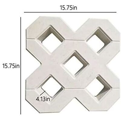 FANGMEDIA Moule À Pavés, Moule À Dalles En Béton, Moule À Pavés En Plastique Pour Allée De Jardin Carrée, Accessoires De Construction De Jardin, Moule À Béton (40x40cm) - Publicité FANGMEDIA Moule À Pavés, Moule À Dalles En Béton, Moule À Pavés En Plastique Pour Allée De Jardin Carrée, Accessoires De Construction De Jardin, Moule À Béton (40x40cm) - Publicité