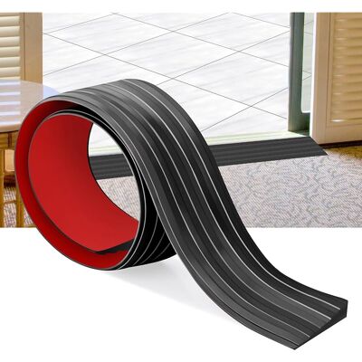 SANS MARQUE Rampes De Seuil De Porte Caoutchouc Autocollant Rampes De Porte Pour Fauteuils Roulants Seuil En Caoutchouc Barre De Transition Pour Robots Aspirateurs, Scooters (noir, 5cm X 1cm X1m) - Publicité SANS MARQUE Rampes De Seuil De Porte Caoutchouc Autocollant Rampes De Porte Pour Fauteuils Roulants Seuil En Caoutchouc Barre De Transition Pour Robots Aspirateurs, Scooters (noir, 5cm X 1cm X1m) - Publicité