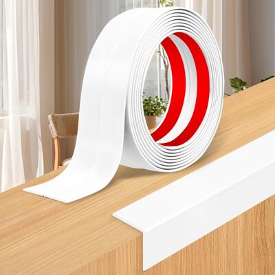 Generic Baguette D’angle Pvc Cornière Moulure Murale Autocollante Protection Profilé Souple Pour Bordure De Carrelage Plafond (2cm×3m) - Publicité Generic Baguette D’angle Pvc Cornière Moulure Murale Autocollante Protection Profilé Souple Pour Bordure De Carrelage Plafond (2cm×3m) - Publicité