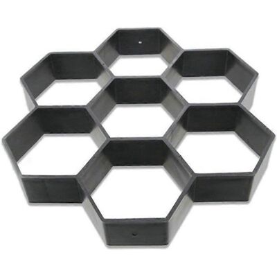 LAVVE Moule Hexagonal Réutilisable Pour Pavés En Béton, Dalles, Pierres De Ciment Pour Trottoirs, Allées Et Terrasses. Publicité LAVVE Moule Hexagonal Réutilisable Pour Pavés En Béton, Dalles, Pierres De Ciment Pour Trottoirs, Allées Et Terrasses. Publicité