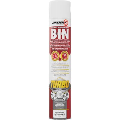 Spray Sous-couche Zinsser B-i-n Turbo 750ml - Rust-oleum - Publicité Spray Sous-couche Zinsser B-i-n Turbo 750ml - Rust-oleum - Publicité