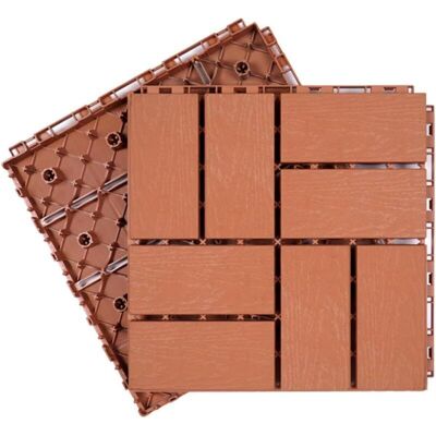 OEM Terrasse En Bois-plastique Composite Emboîtable – Dalles Auto-posantes 30x30 Cm, Couleur Brique, Idéale Pour Jardin, Patio Et Toiture (1 Pièce) - Publicité OEM Terrasse En Bois-plastique Composite Emboîtable – Dalles Auto-posantes 30x30 Cm, Couleur Brique, Idéale Pour Jardin, Patio Et Toiture (1 Pièce) - Publicité