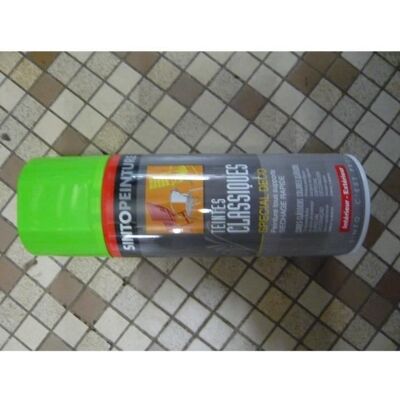 Peinture - Sinto - Ral 6018 - Vert Pomme - Brillant - Acrylique 400ml - Publicité Peinture - Sinto - Ral 6018 - Vert Pomme - Brillant - Acrylique 400ml - Publicité