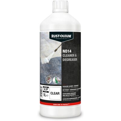 Nettoyant-dégraissant Rust-oleum Nd 14 1l - Rust-oleum - Publicité Nettoyant-dégraissant Rust-oleum Nd 14 1l - Rust-oleum - Publicité