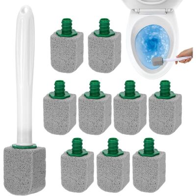 OEM Lot De 10 Pierre Ponce Wc Avec Poignée Réutilisable, Nettoyant Efficace Contre Tartre Et Calcaire, Pierre Blanche De Nettoyage Pour Toilettes, Cuisines Et Éviers, Brosse Wc Naturelle - Publicité OEM Lot De 10 Pierre Ponce Wc Avec Poignée Réutilisable, Nettoyant Efficace Contre Tartre Et Calcaire, Pierre Blanche De Nettoyage Pour Toilettes, Cuisines Et Éviers, Brosse Wc Naturelle - Publicité
