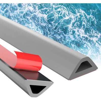 OEM 100 Cm Seuil De Douche Barrage D'Eau Pliable - Barriere De Douche Anti Débordement Silicone, Accessible Aux Fauteuils Roulants, Pour Salle De Bains Et Cuisine, Gris - Publicité OEM 100 Cm Seuil De Douche Barrage D'Eau Pliable - Barriere De Douche Anti Débordement Silicone, Accessible Aux Fauteuils Roulants, Pour Salle De Bains Et Cuisine, Gris - Publicité