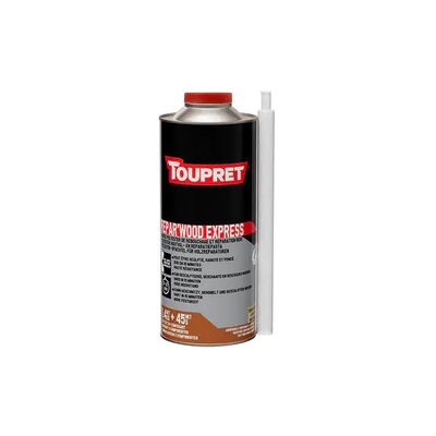 Répar'wood Express Mastic Mastic Réparation Bois Rapide - Toupret - Publicité Répar'wood Express Mastic Mastic Réparation Bois Rapide - Toupret - Publicité