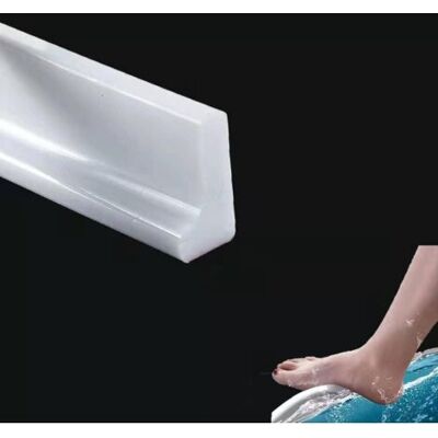 OEM Royaluxe-– Seuil De Douche En Silicone 1 M – Barrière D'Eau Pour Pièces Humides – Flexible Et Résistant À La Corrosion – 16mm Large X 30mm Haut - Publicité OEM Royaluxe-– Seuil De Douche En Silicone 1 M – Barrière D'Eau Pour Pièces Humides – Flexible Et Résistant À La Corrosion – 16mm Large X 30mm Haut - Publicité