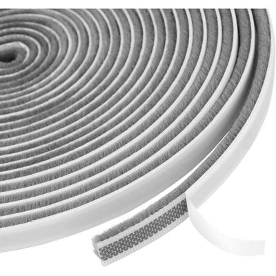 Scotch Brosse D'Étanchéité Adhésive Pour Fenêtres Et Portes Coulissantes Isolation Acoustique Gris - Publicité Scotch Brosse D'Étanchéité Adhésive Pour Fenêtres Et Portes Coulissantes Isolation Acoustique Gris - Publicité