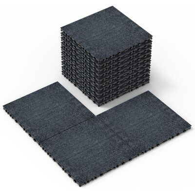 WEYTOLL Dalles De Terrasse De 30 Cm, Dalles De Terrasse Modulaires À Emboîtement Pour Le Bricolage, Lot De 36 Pièces - Publicité WEYTOLL Dalles De Terrasse De 30 Cm, Dalles De Terrasse Modulaires À Emboîtement Pour Le Bricolage, Lot De 36 Pièces - Publicité