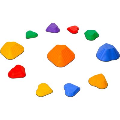 EASYCOMFORT As Easy Dalles De Jardin En Équilibre, Lot De 11, Empilables Et Légères, Antidérapantes, Pour Une Utilisation Intérieure/extérieure - Publicité EASYCOMFORT As Easy Dalles De Jardin En Équilibre, Lot De 11, Empilables Et Légères, Antidérapantes, Pour Une Utilisation Intérieure/extérieure - Publicité