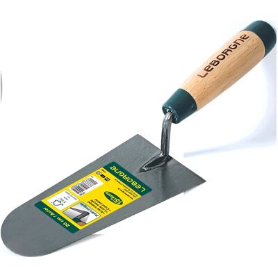 Leborgne Truelle Ronde 26 Cm Manche Bois - Lame Souple En Acier Trempé - Publicité Leborgne Truelle Ronde 26 Cm Manche Bois - Lame Souple En Acier Trempé - Publicité