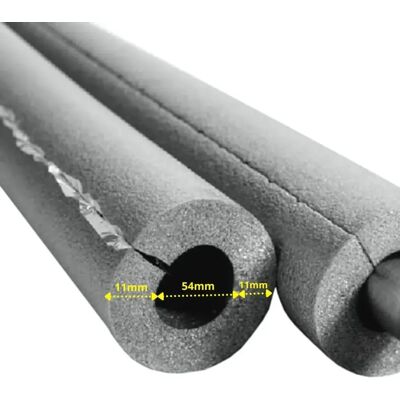 BONI-SHOP® Isolation Tuyau Autocollante En Caoutchouc, 54mm, 2m, Isolation 10mm - Publicité BONI-SHOP® Isolation Tuyau Autocollante En Caoutchouc, 54mm, 2m, Isolation 10mm - Publicité