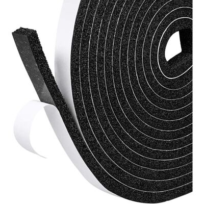 FOGSHIELD Zolginah Joint En Bande Autocollant Pour Isolation Porte Entrée Fenêtre, 12mm X 6mm X 2m 3 Rouleaux, Joint En Mousse Multiusage Antichoc Pour Protection Meuble, Étanche À Vent, Isolation Phonique, Noi - Publicité FOGSHIELD Zolginah Joint En Bande Autocollant Pour Isolation Porte Entrée Fenêtre, 12mm X 6mm X 2m 3 Rouleaux, Joint En Mousse Multiusage Antichoc Pour Protection Meuble, Étanche À Vent, Isolation Phonique, Noi - Publicité