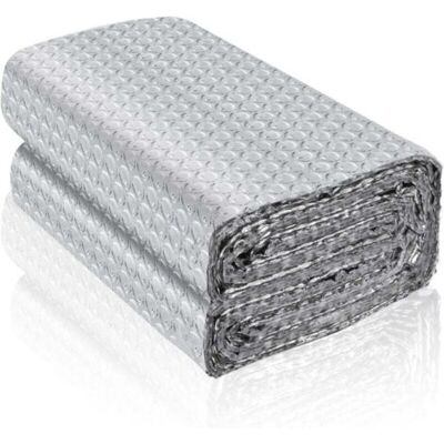 ABYSSE Rouleau Isolant Thermique En Aluminium Feuille Réflecteur De Radiateur Film Isolant Thermique Fenêtre Plaque Isolation Thermique Pour Voiture Mur (3m×60cm) - Publicité ABYSSE Rouleau Isolant Thermique En Aluminium Feuille Réflecteur De Radiateur Film Isolant Thermique Fenêtre Plaque Isolation Thermique Pour Voiture Mur (3m×60cm) - Publicité