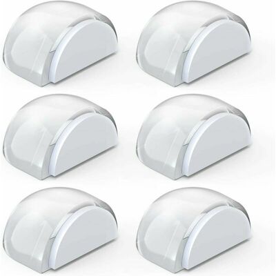SANS MARQUE Butées De Porte Transparentes Stop-porte Adhésif Au Sol Et Parquet, Butoirs De Porte Protection De Portes Et Murs, 6pcs - Publicité SANS MARQUE Butées De Porte Transparentes Stop-porte Adhésif Au Sol Et Parquet, Butoirs De Porte Protection De Portes Et Murs, 6pcs - Publicité