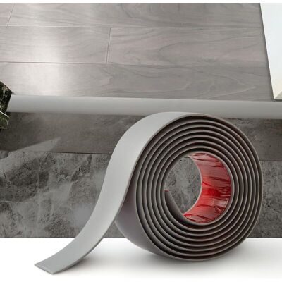 FOGSHIELD Lntyq 2m Bande De Seuil Barre De Seuil Auto-adhésive Pvc Barres De Transition De Seuil Bande De Transition Sol Pour Les Espaces Entre Les Carreaux, Les Sols En Bois, 5cm Gris - Publicité FOGSHIELD Lntyq 2m Bande De Seuil Barre De Seuil Auto-adhésive Pvc Barres De Transition De Seuil Bande De Transition Sol Pour Les Espaces Entre Les Carreaux, Les Sols En Bois, 5cm Gris - Publicité
