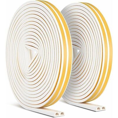 OEM 2 Pack 20m Bande De Joint, Miciler Auto-adhésif Anticollision Joint De Porte,joint D'Étanchéité De Porte Et Fenêtre Pour Anti-intempéries/isolation Acoustique - 9mm6mm (blanc) - Publicité OEM 2 Pack 20m Bande De Joint, Miciler Auto-adhésif Anticollision Joint De Porte,joint D'Étanchéité De Porte Et Fenêtre Pour Anti-intempéries/isolation Acoustique - 9mm6mm (blanc) - Publicité