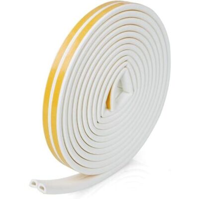 SCORPIO Bande De Joint D-profil, Joint D'Étanchéité Porte, Joint Fenetre Isolation Avec Forte Adhérence, Isoler Du Bruit, Anti-collision Et Anti-intempéries, 9mm X 6mm (blanc 6m) - Publicité SCORPIO Bande De Joint D-profil, Joint D'Étanchéité Porte, Joint Fenetre Isolation Avec Forte Adhérence, Isoler Du Bruit, Anti-collision Et Anti-intempéries, 9mm X 6mm (blanc 6m) - Publicité