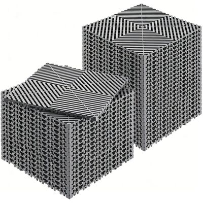 MINICLOSS Vevor Dalles De Drainage Emboîtables 310×310 Mm – Lot De 48 Tapis Antidérapants En Pp Pour Douche, Garage, Jardin Et Cuisine - Publicité MINICLOSS Vevor Dalles De Drainage Emboîtables 310×310 Mm – Lot De 48 Tapis Antidérapants En Pp Pour Douche, Garage, Jardin Et Cuisine - Publicité