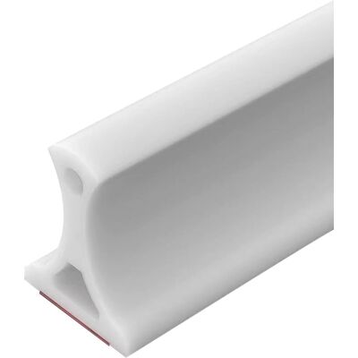BLEOSAN 2 M Barre De Seuil De Douche Autocollante 4 Cm De Haut Pliable Pour Douche, Sol, Salle De Bain Et Cuisine Blanc - Publicité BLEOSAN 2 M Barre De Seuil De Douche Autocollante 4 Cm De Haut Pliable Pour Douche, Sol, Salle De Bain Et Cuisine Blanc - Publicité