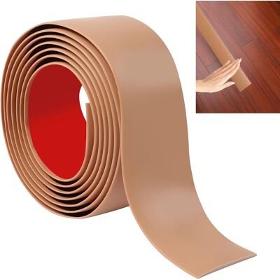 BARBAYDOS Bande De Transition De Seuil De Sol Stratifié Junart 200cm × 5cm, Bande De Sol En Vinyle Autocollante, Bordure De Transition De Bord De Carrelage Ou De Moquette(marron) - Publicité BARBAYDOS Bande De Transition De Seuil De Sol Stratifié Junart 200cm × 5cm, Bande De Sol En Vinyle Autocollante, Bordure De Transition De Bord De Carrelage Ou De Moquette(marron) - Publicité