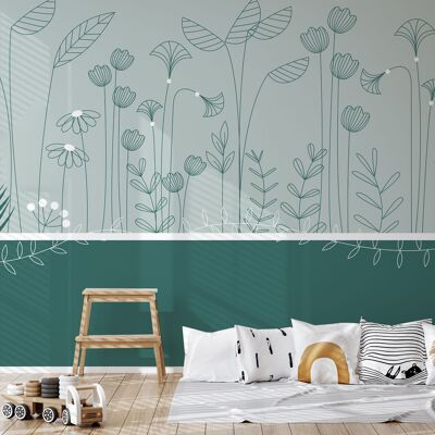 ACTE-DECO Papier Peint Panoramique Mélodie Des Plantes - Publicité ACTE-DECO Papier Peint Panoramique Mélodie Des Plantes - Publicité