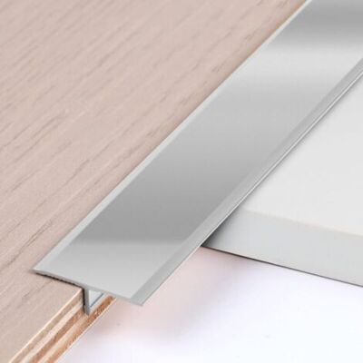 OEM 3 Pcs Baguettes De Finition En T En Aluminium 0,9 M × 2 Cm Profilés Métalliques En T Pour Transitions De Sol Entre Seuils Carrelages Sols Bois Tapis, Argent - Publicité OEM 3 Pcs Baguettes De Finition En T En Aluminium 0,9 M × 2 Cm Profilés Métalliques En T Pour Transitions De Sol Entre Seuils Carrelages Sols Bois Tapis, Argent - Publicité